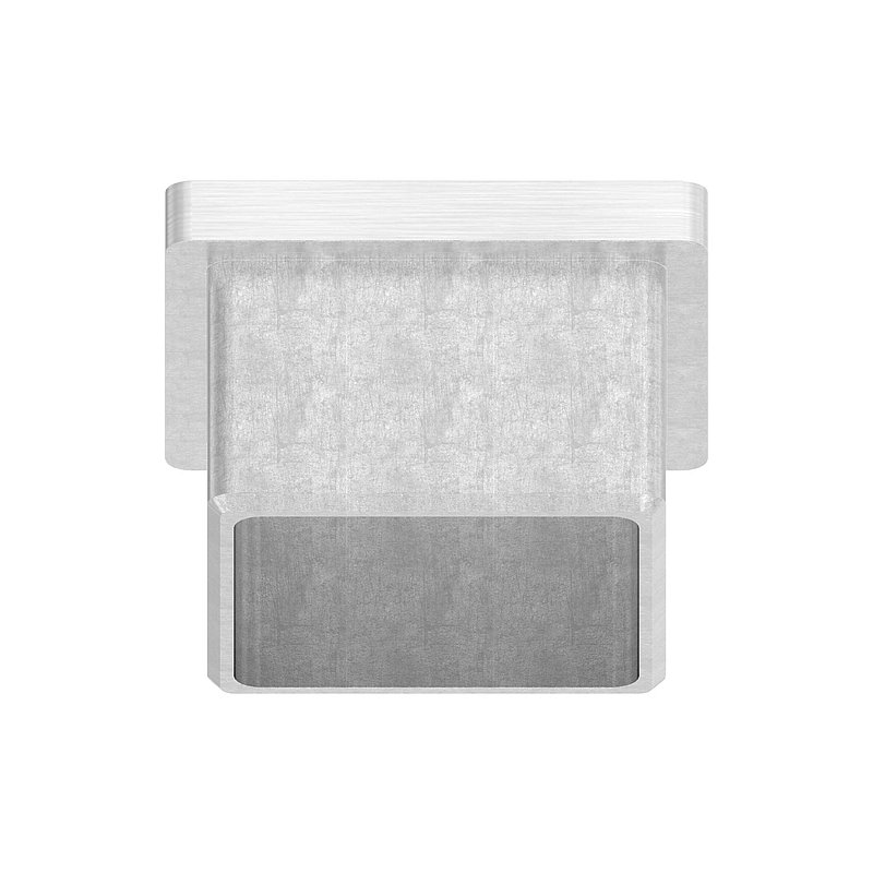 Push-in cap, for tube 40x40x3.0mm, AISI316