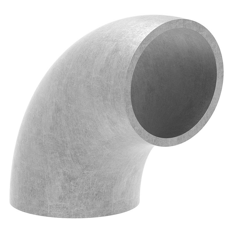 Schweißbogen 90° 38 x 2,6mm, Bauart 3