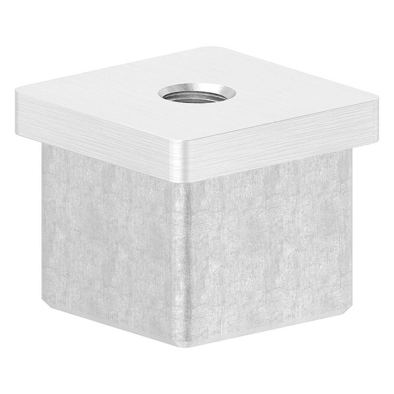 Einsteckkappe, für Rohr 30x30x2,0mm, V2A