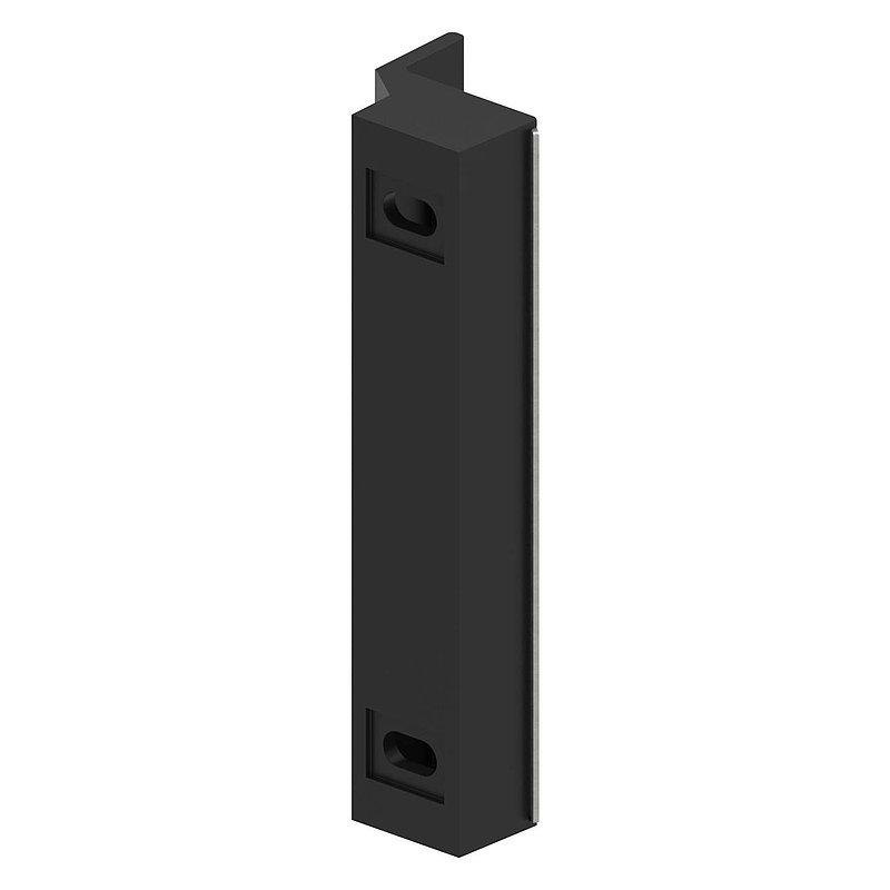 stop for GTS 2 mesh door lock, RAL 9005 black