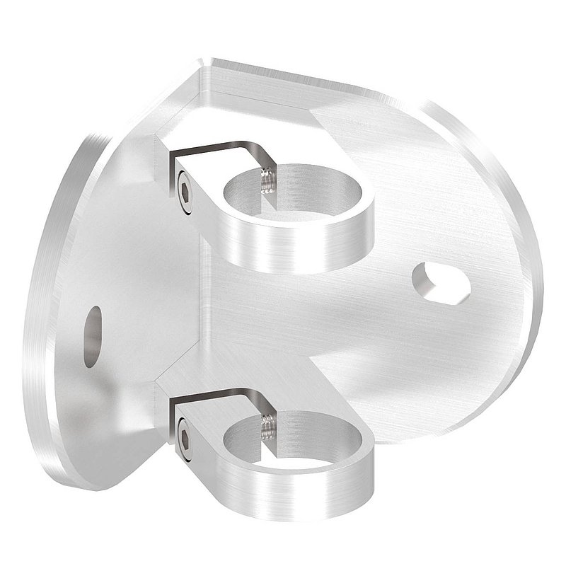 Fixation murale 90° pour coin intérieur, V2A