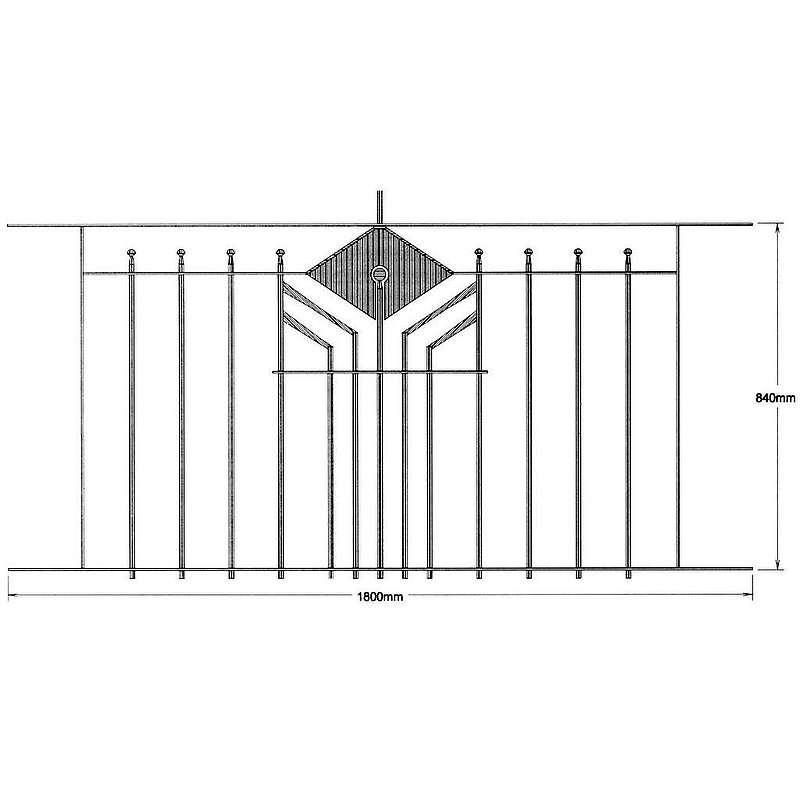 Panel long, 1.8x0.84m