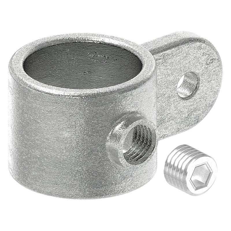 Halter mit einer Lasche, für Rohr Ø 42,4mm