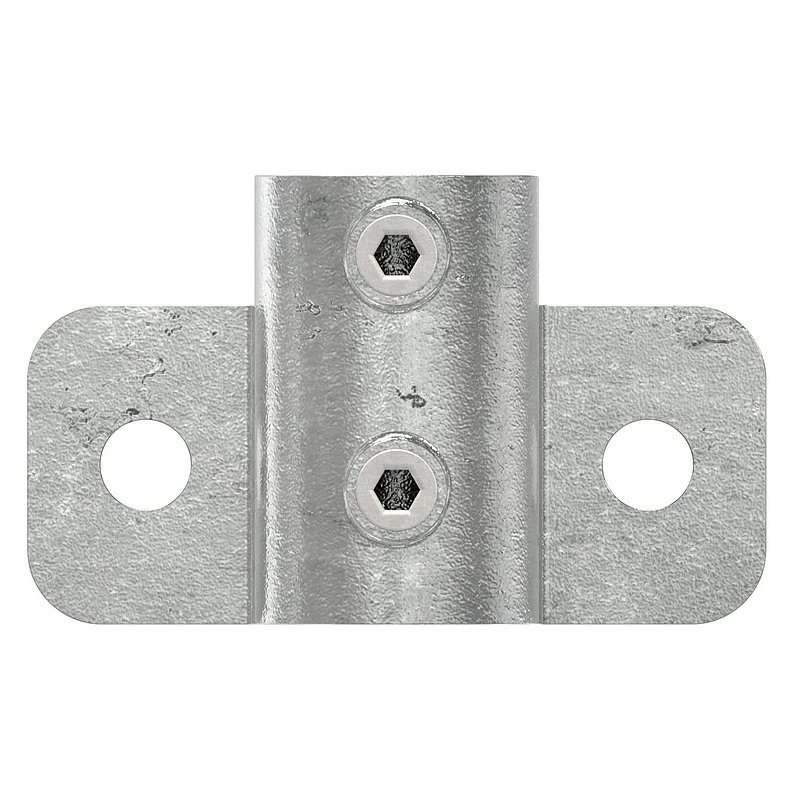 Wall bracket with 2 holes, for pipe Ø 42.4 mm