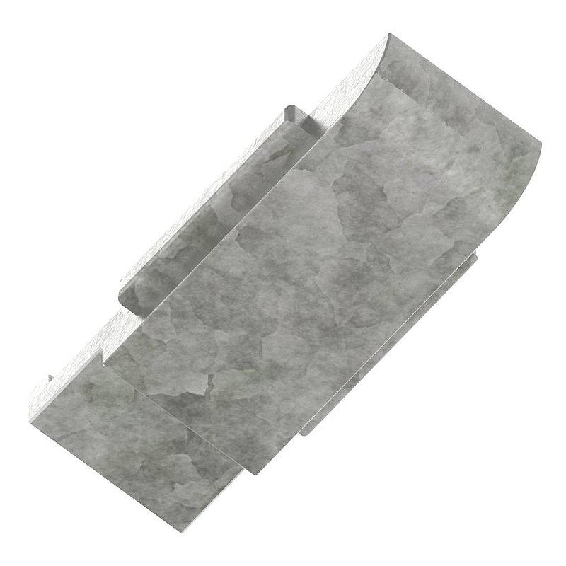 Sicherungsplatte für Mod. 31 , Zink roh