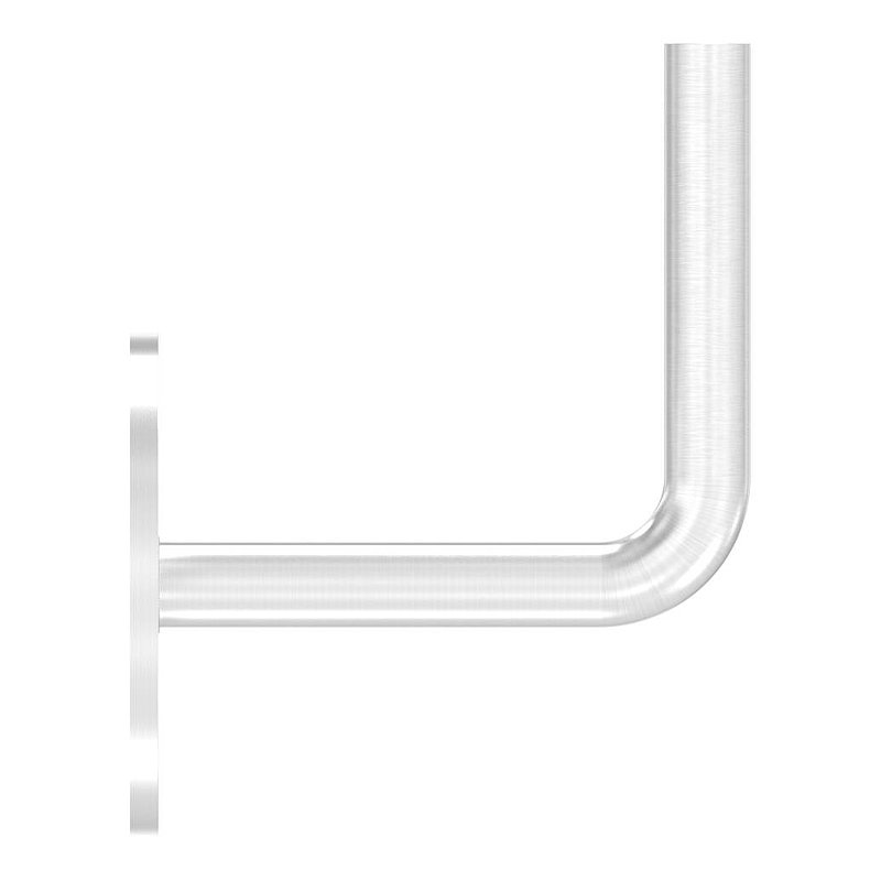 Handrail bracket for welding (round plate and bracket welded), AISI316