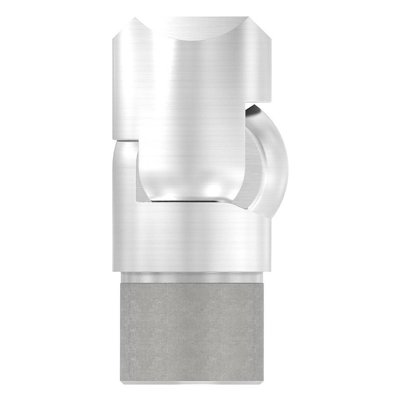 Joint piece, for tube 42.4x2.0mm, AISI304