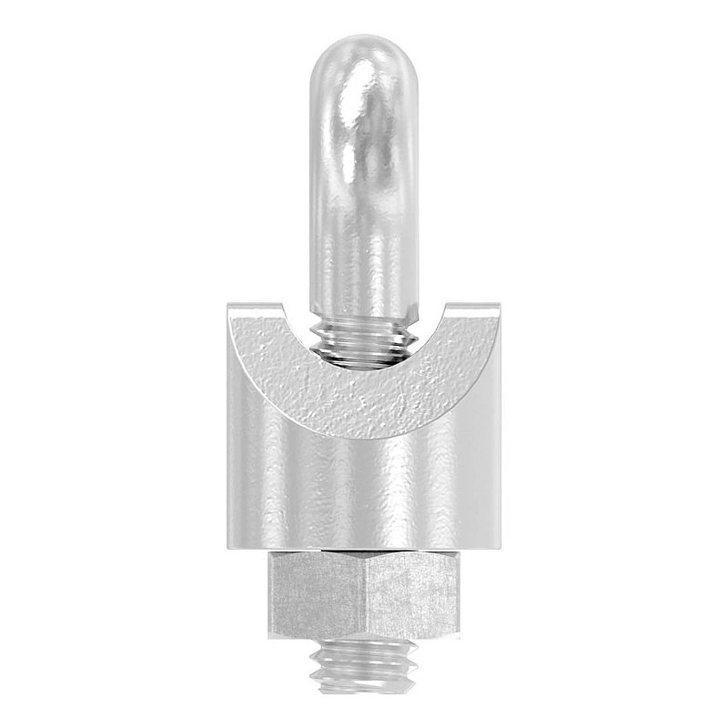 Serre-câble avec étrier pour câble 4mm, V4A