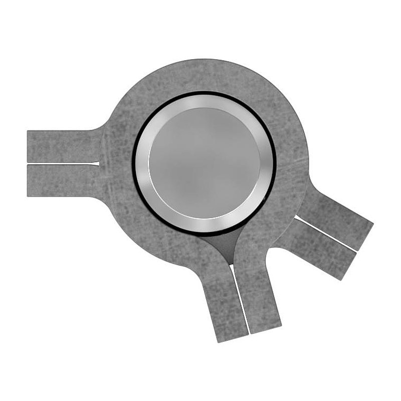 Weld-on hinge 3-piece