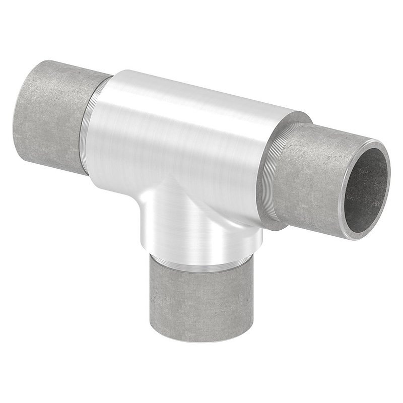 T-Stück egal, für Rohr 26,9x2,0mm, V2A