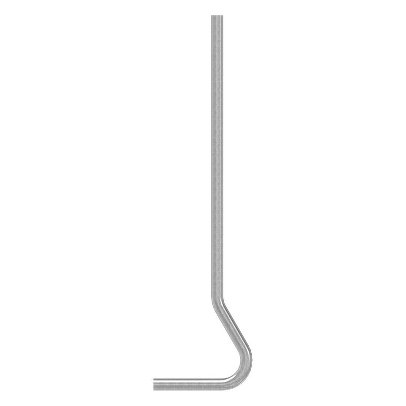 Post bent from round tube 42.4 x 2.5mm, S235