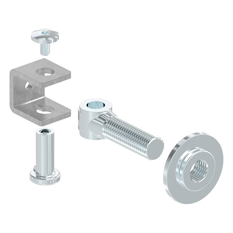 Door hinge M20, galvanised