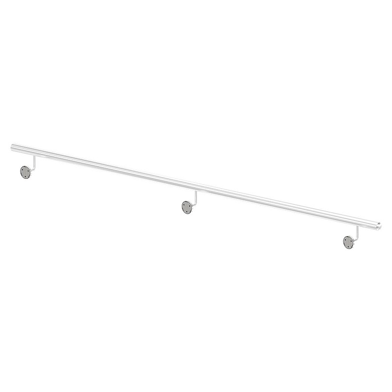 Handlauf, montagefertig, L: 2500mm, V2A