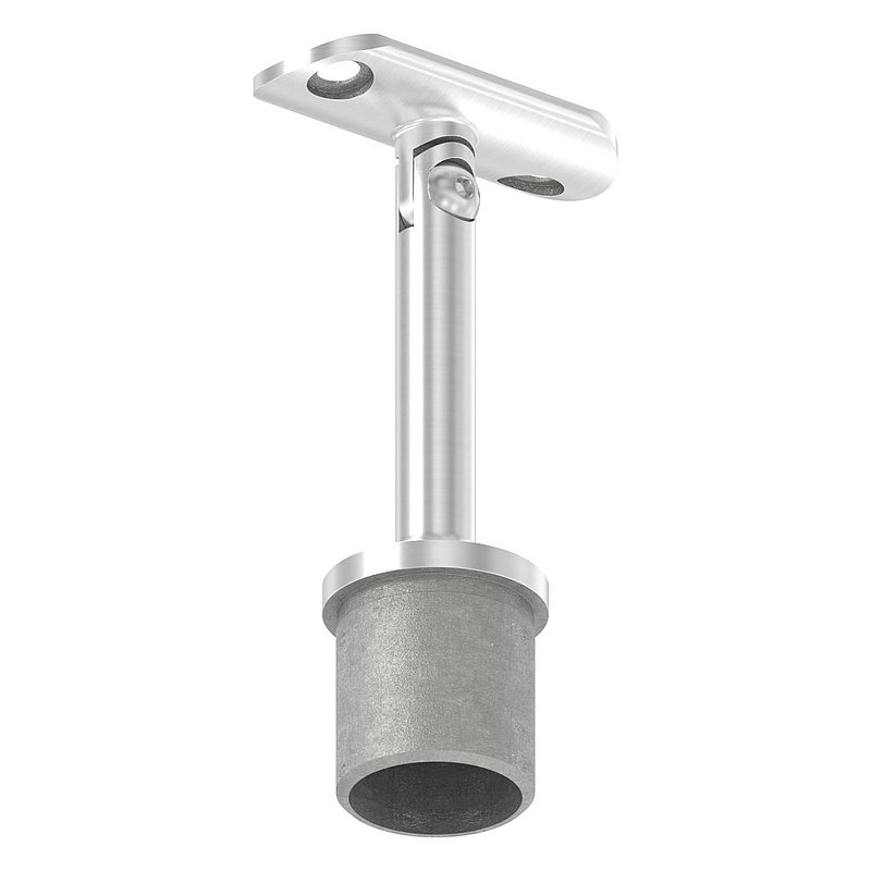 Tube end plug with joint and plate, for 33.7x2.0mm, AISI304