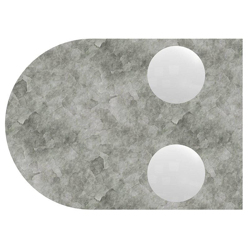 Pince à verre modèle 30, jonction: 42,4mm, zinc brut