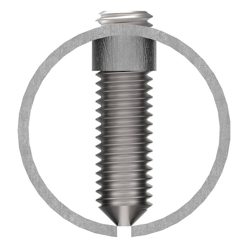 Verbindungshülse für Rohr 33,7x2,0mm, V2A