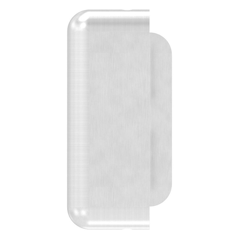 Stainless steel counter case rounded for 72mm spacing, for lock # 59103-240,78.2x42.4x208.4mm, AISI3