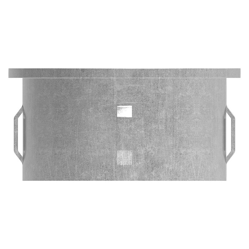 Bouchon en acier, pour tube 60,3mm