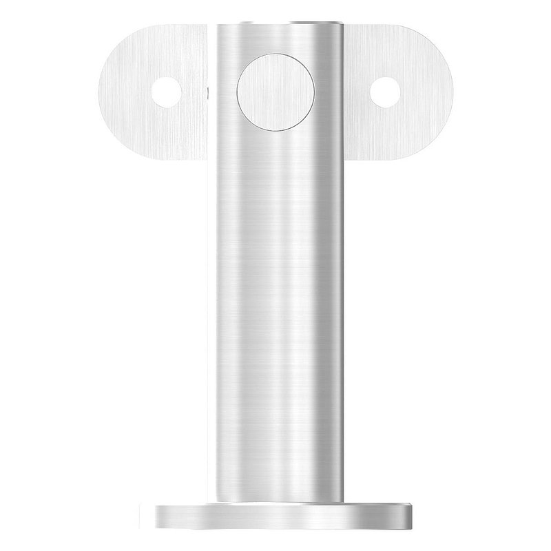 Handlaufhalter mit Handlaufanschlussplatte flach, V2A