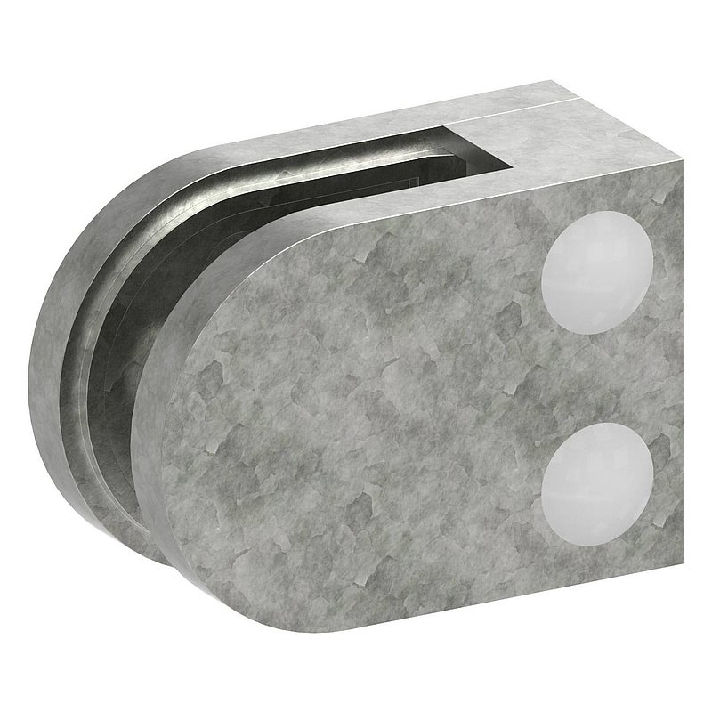 Pince à verre modèle 12, jonction: droite, zinc brut