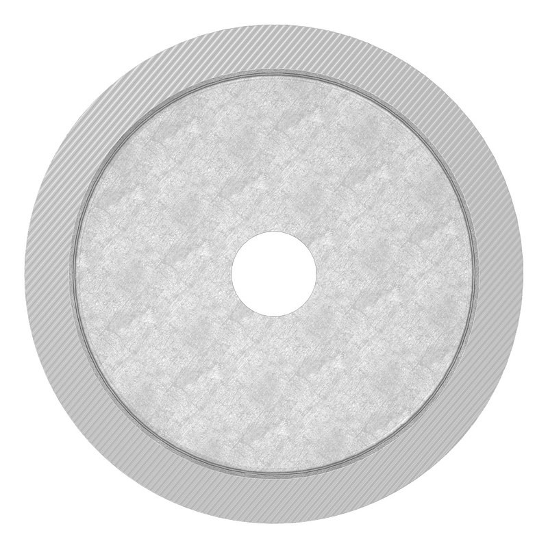 Unterteil für 62mm Glaspunkthalter, t: 30mm, V2A