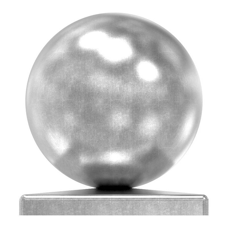 Pillar cover 80x80mm with hollow ball Ø 80mm
