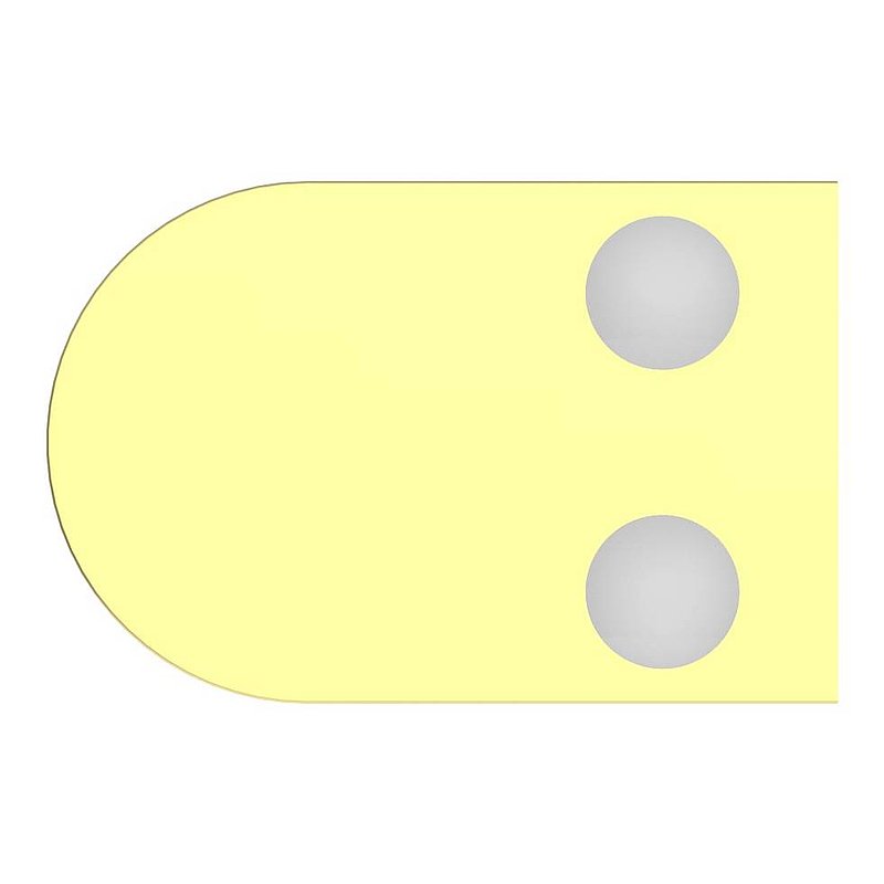 Glasklemme Mod. 16, Anschluss: 33,7mm, Messing