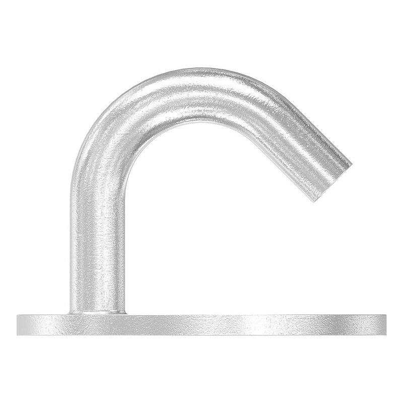 Fixing eye/hook with round plate AISI316
