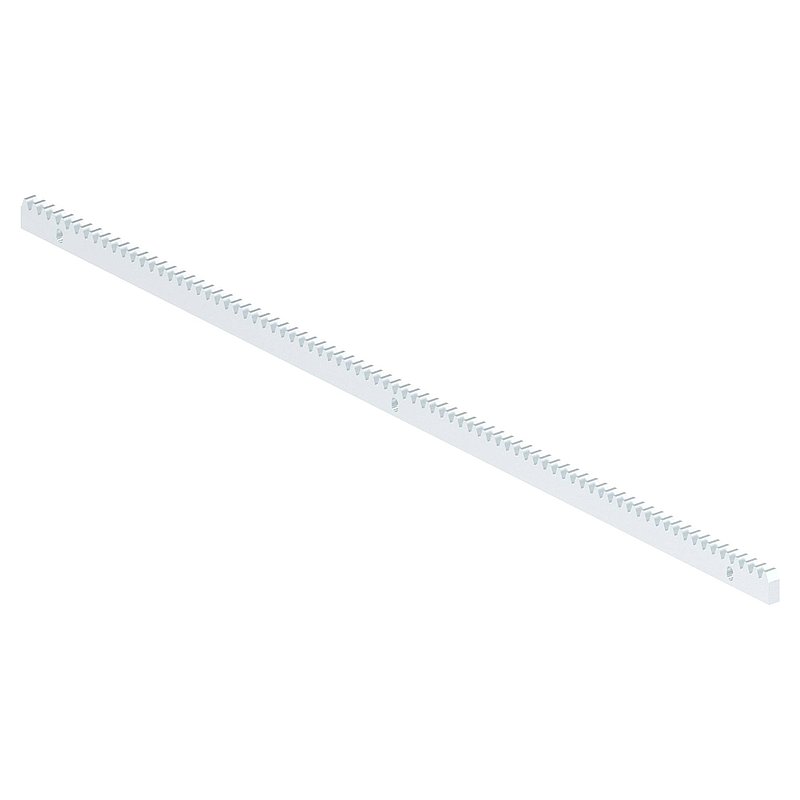 Zahnstange 30 x 12mm, Länge 1m, inkl. Befestigungsmaterial, verzinkt