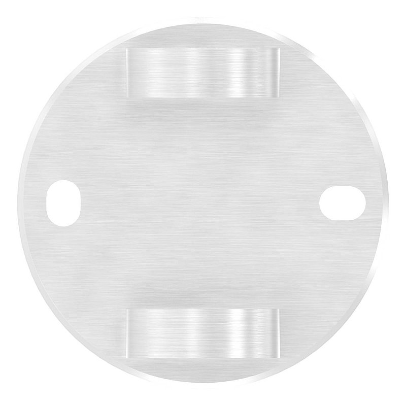 Wandbefestigung für Geländerpfosten 42,4mm, V4A