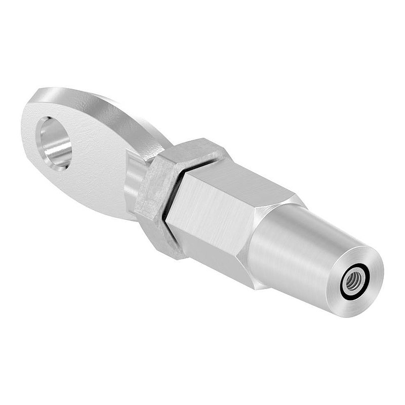 Embout à œil à monter soi-même par un système de serrage pour câble Ø 3mm, V4A