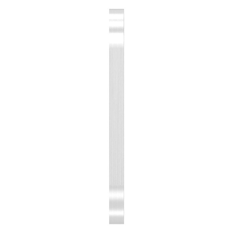 Kurzschild passend für Schlosskästen blind,  32x87x6mm, V2A