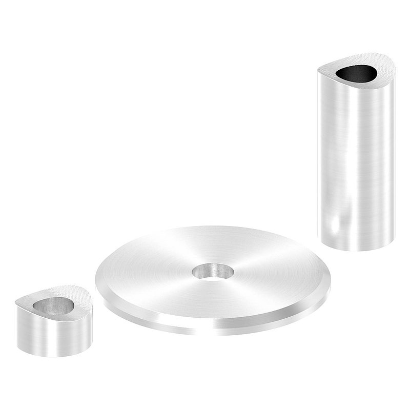 Wandbefestigung für französische Balkone, V2A