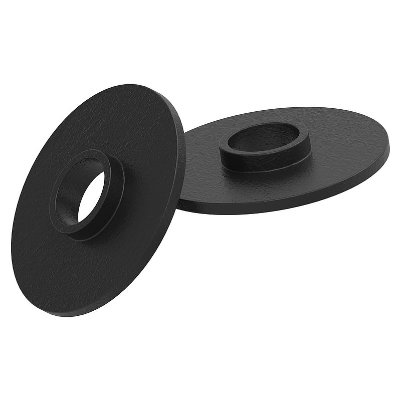 Upper part of 40mm glass point holder, AISI304