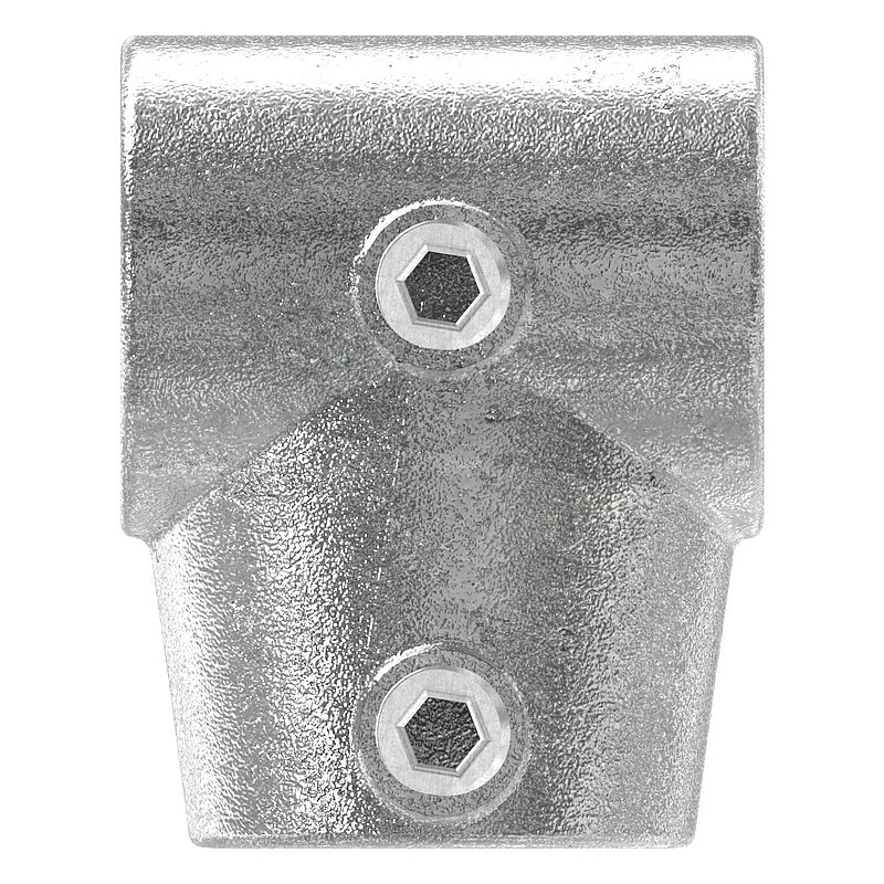 T-Stück kurz, schräg, variabel, für Rohr Ø 48,3mm
