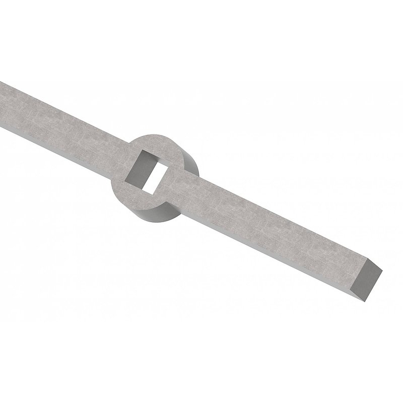 Lochleiste S235JR, 20x20mm, Lochabstand 170mm, 2000mm