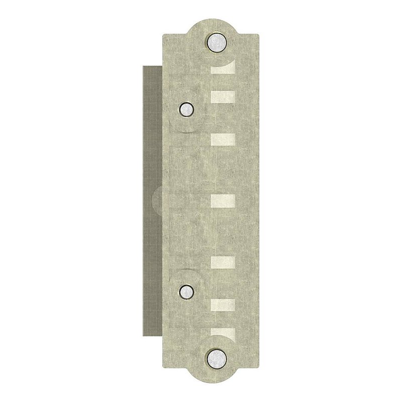 Replacement piece with adjustable latch, WITHOUT electrical function