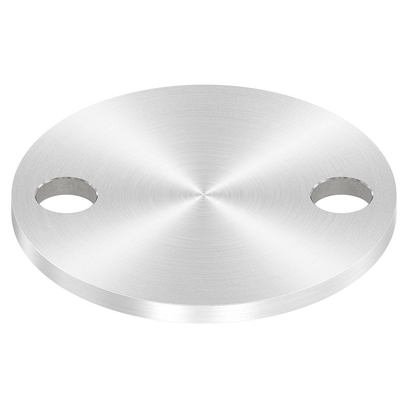 Ankerplatte Ø 70x4mm, mit Rundschliff, V2A