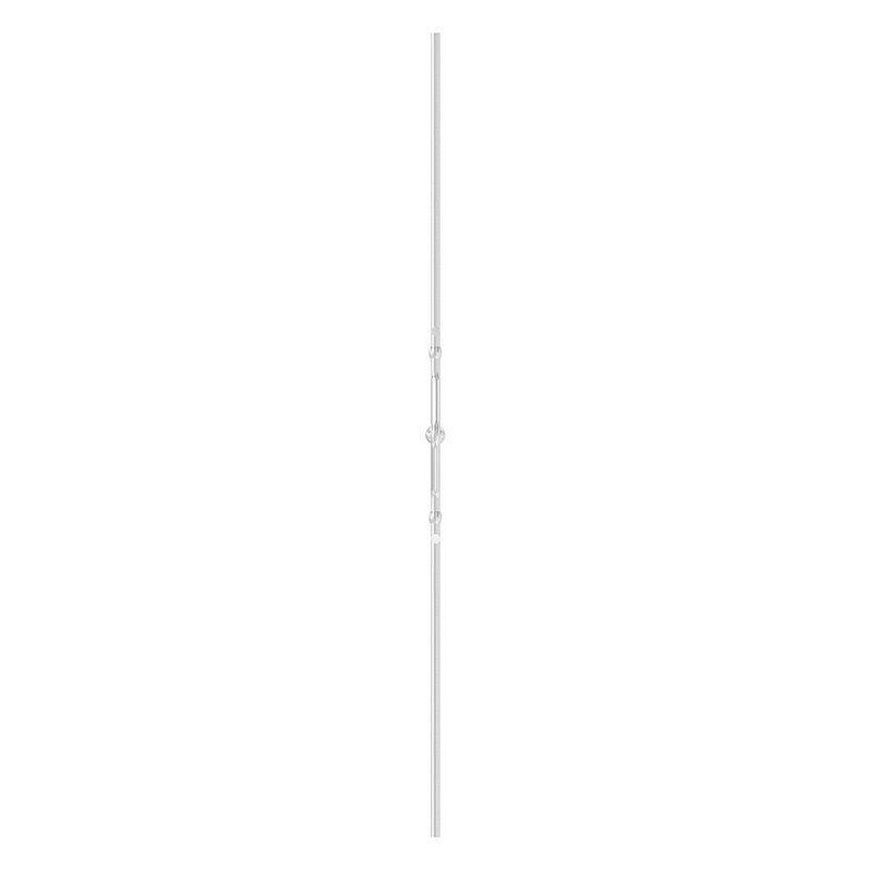 Zierstab aus Ø 12mm, doppelt, H: 1000mm, V2A