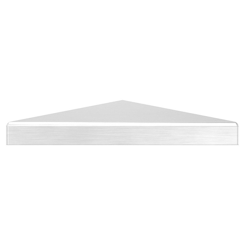 Chapeau pyramidal, pour tube carré 100x100mm, V2A
