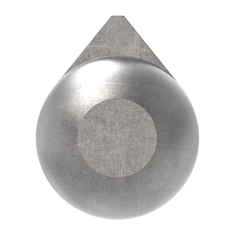 weld-on wire with brassring and pin, length 140mm