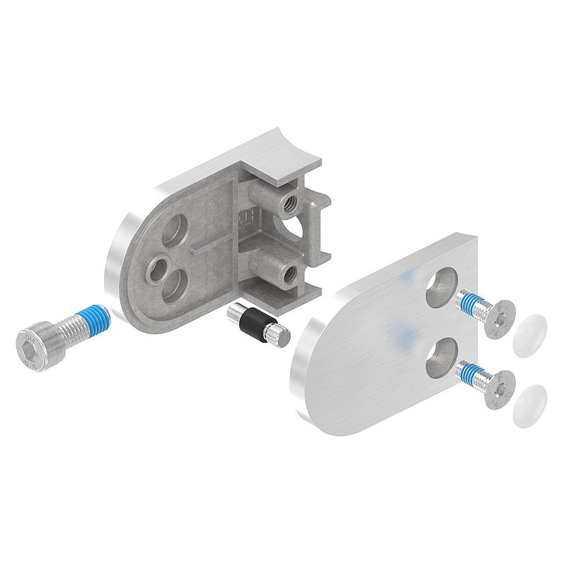 Pince à verre modèle 12, jonction: 48,3mm, V4A