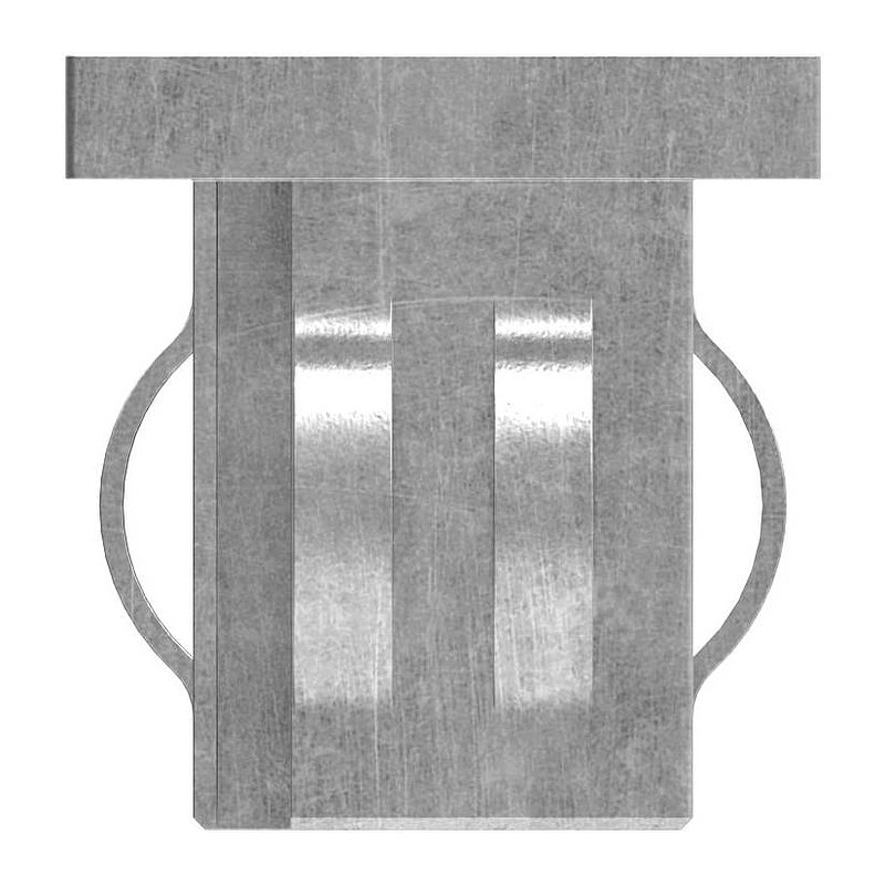 Bouchon en acier, pour tube carré 30x30mm