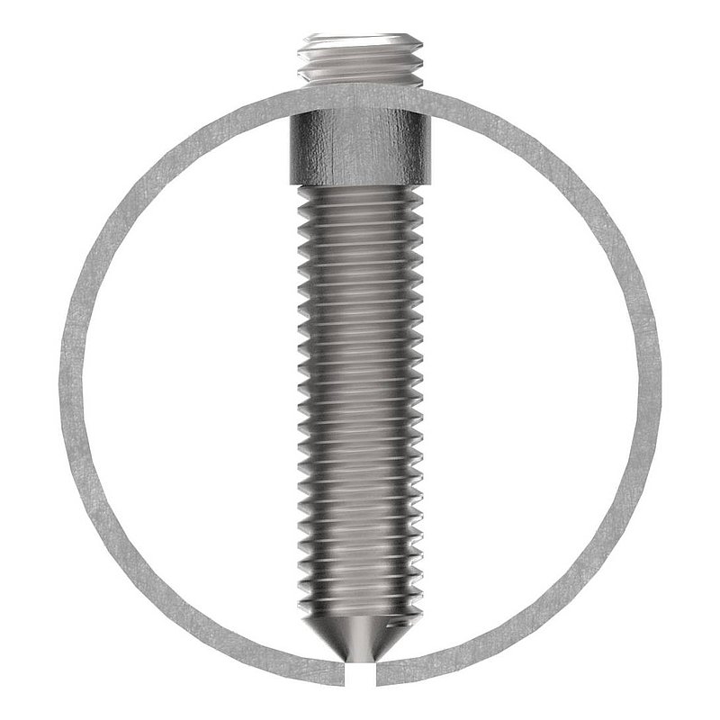 Verbindungshülse für Rohr 42,4x2,0mm, V2A