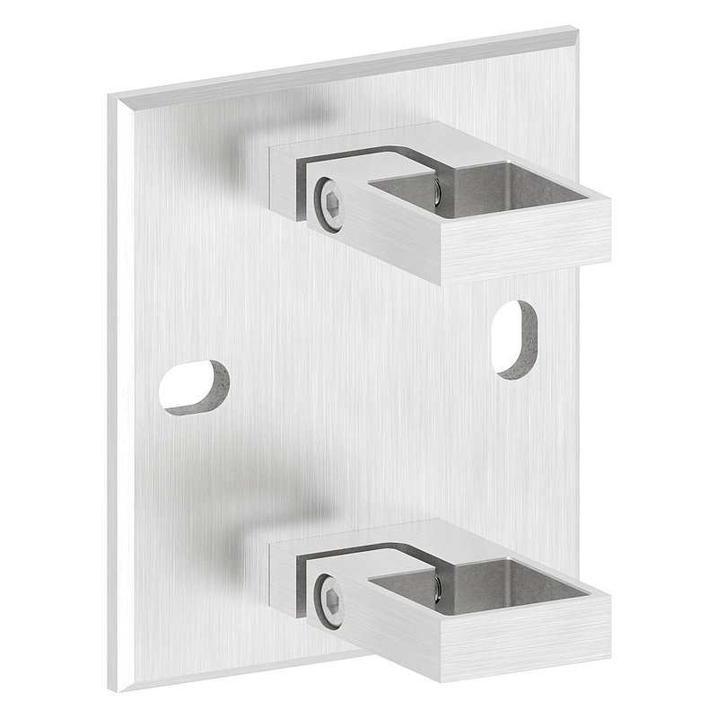 Wandbefestigung für Geländerpfosten 40x40mm, V2A