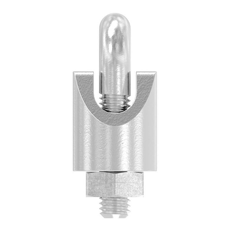 Serre-câble avec étrier pour câble 2mm, V4A