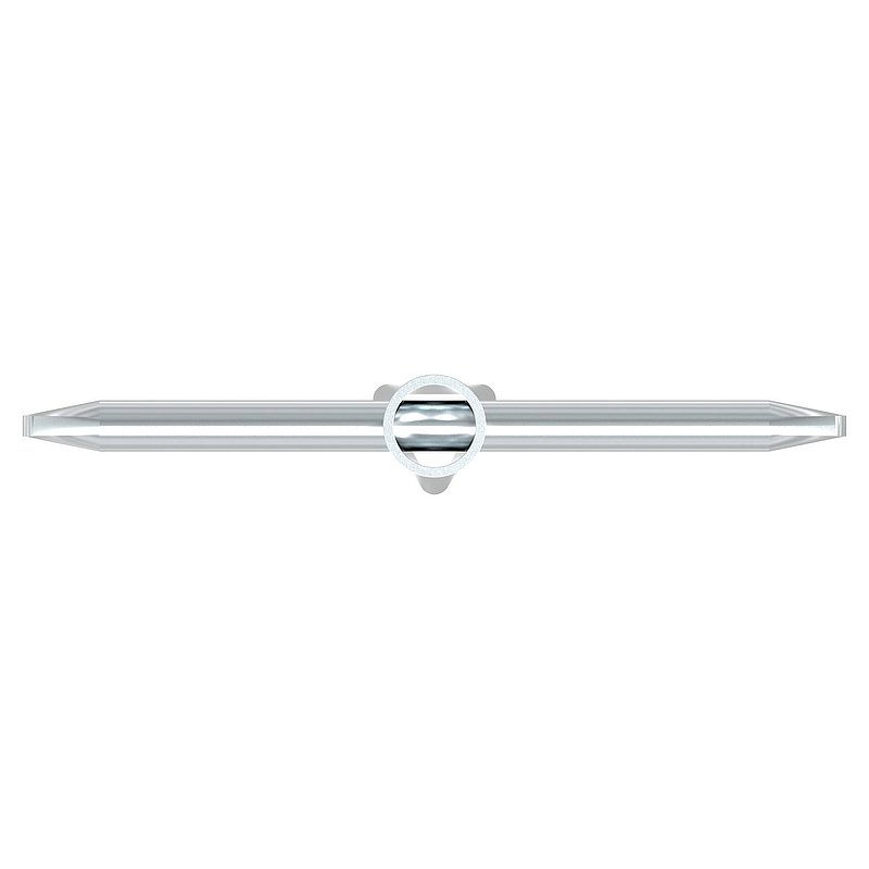 Fire brigade triangular spanner, 17mm, lateral
