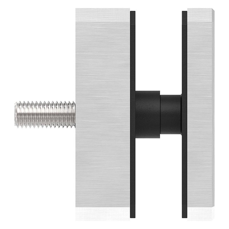 Point de fixation angulaire 63x78mm, droit, V2A