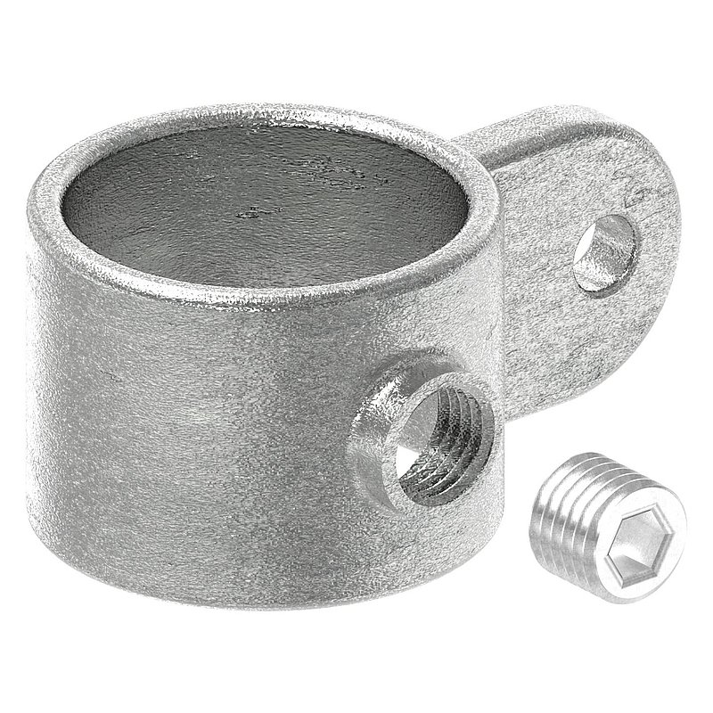 Halter mit einer Lasche, für Rohr Ø 48,3mm
