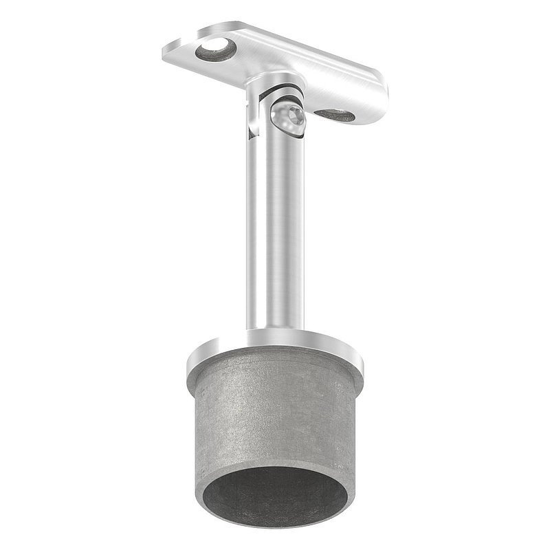 Tube end plug with joint and plate, for 42.4x2.0mm, AISI316